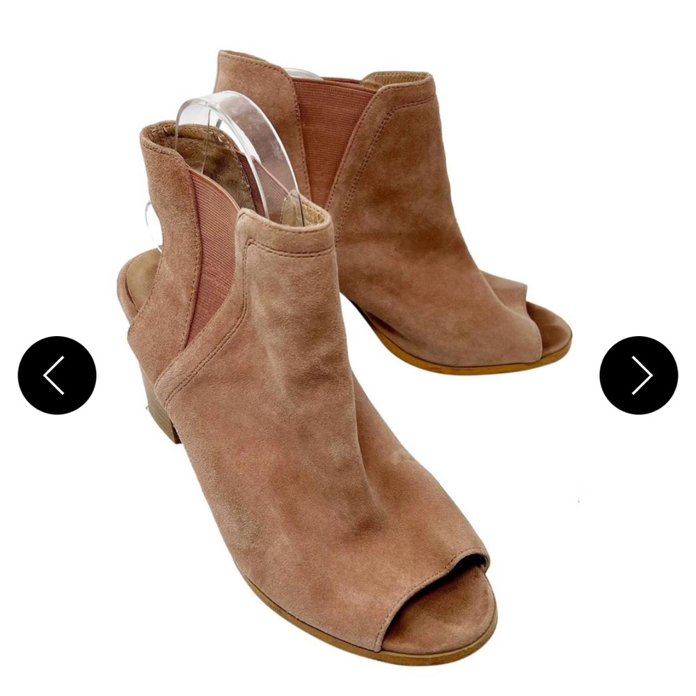 Perfect Spring Booties!!  Rose/blush peep-toe booties. Worn only a few times.